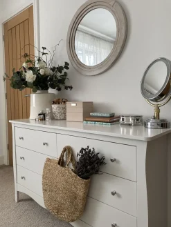 Specchio DELICIAS 60 cm 60 cm Bianco sporco
