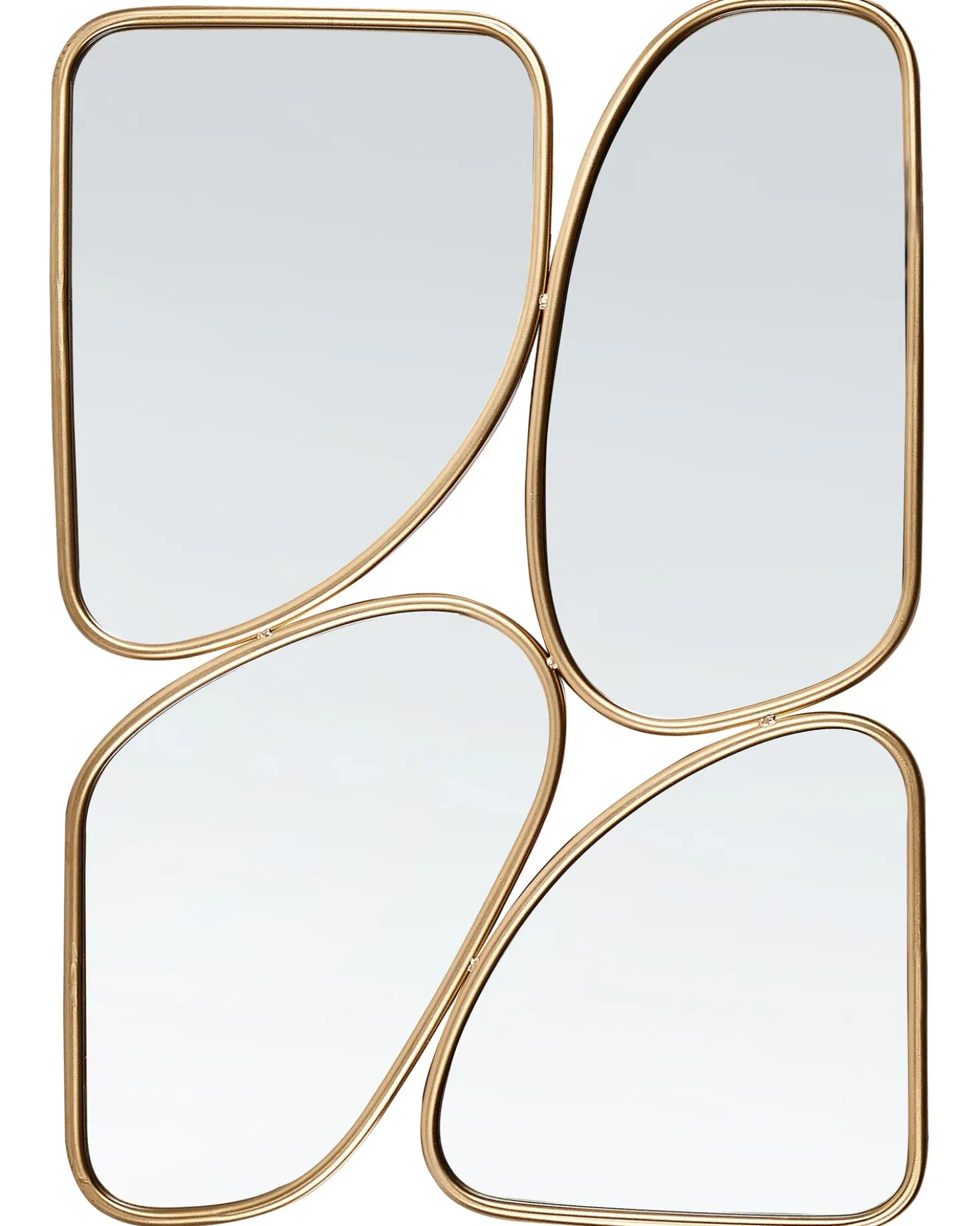 Specchio DIANCEY 70 cm 100 cm Metallo Oro