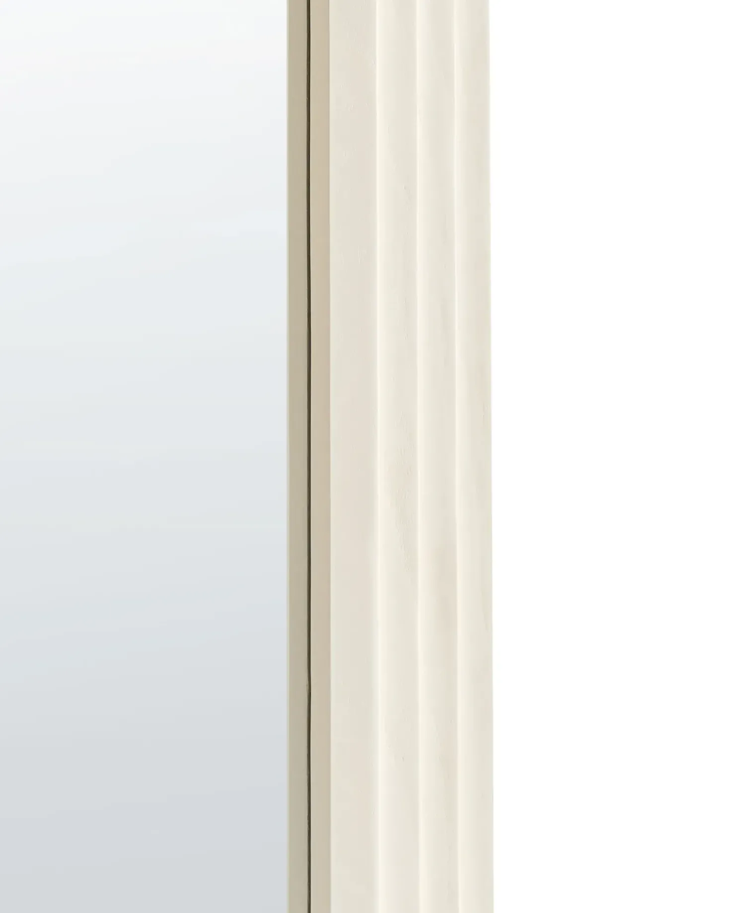 Specchio DIJON 80 cm 170 cm Legno Bianco sporco