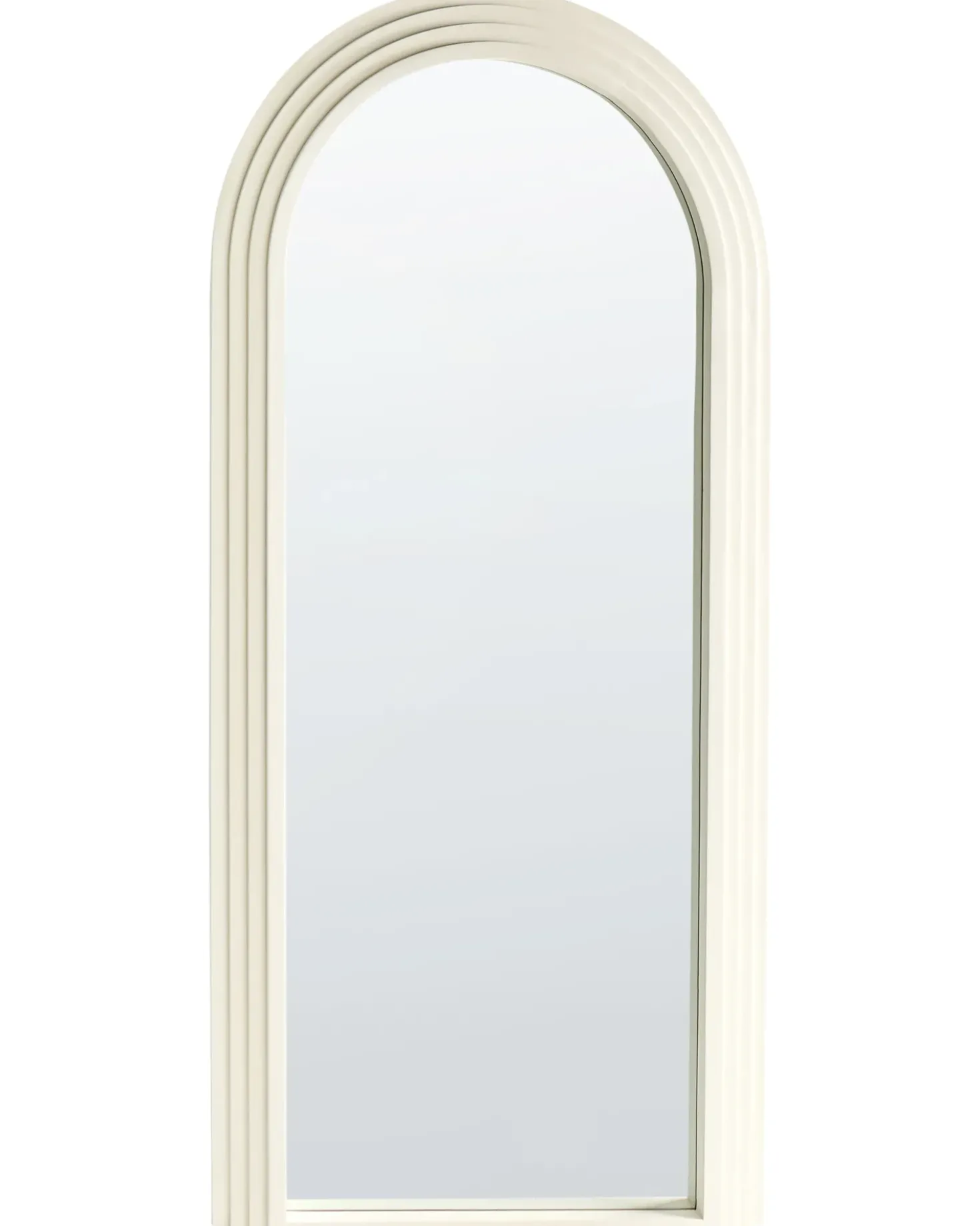 Specchio DIJON 80 cm 170 cm Legno Bianco sporco