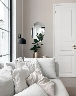 Specchio FALAISE 50 cm 70 cm Argento