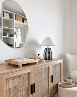 Specchio FALAISE 50 cm 70 cm Argento