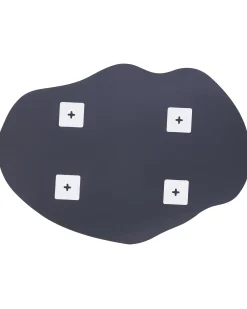 Specchio FALAISE 50 cm 70 cm Argento