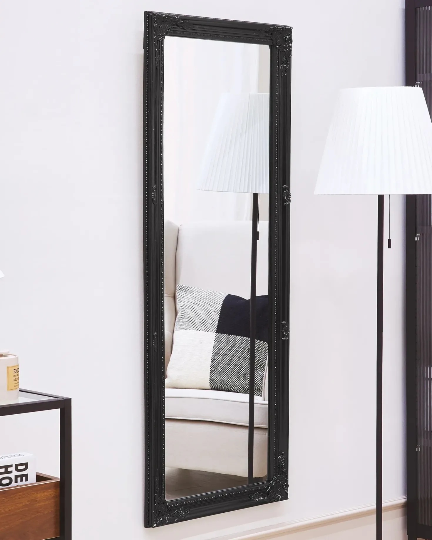 Specchio FOUGERES 50 cm 130 cm Nero