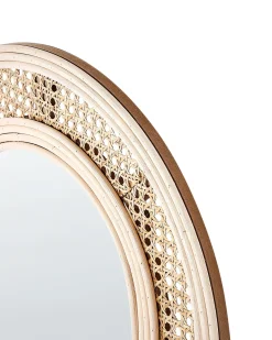 Specchio FRANEY 50 cm 120 cm Rattan Naturale