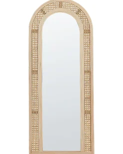 Specchio FRANEY 50 cm 120 cm Rattan Naturale