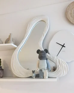 Specchio GUICLAN 61 cm 83 cm Bianco