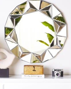 Specchio HABAY 70 cm 70 cm Argento