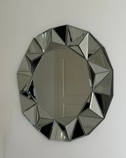 Specchio HABAY 70 cm 70 cm Argento