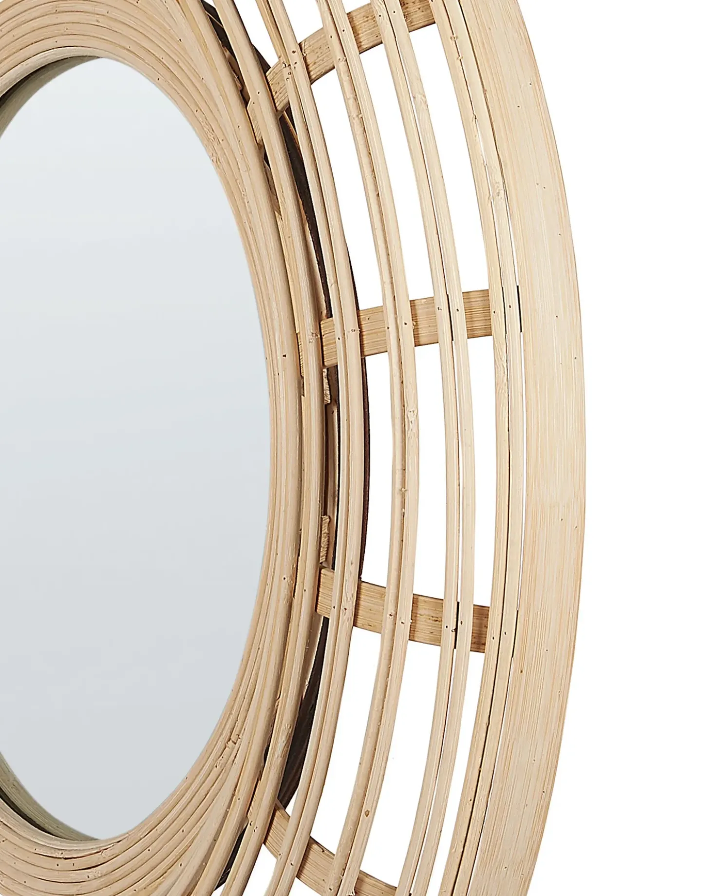 Specchio HANUA 60 cm 60 cm Bambù Naturale
