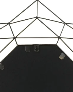 Specchio HILLION 60 cm 60 cm Metallo Oro