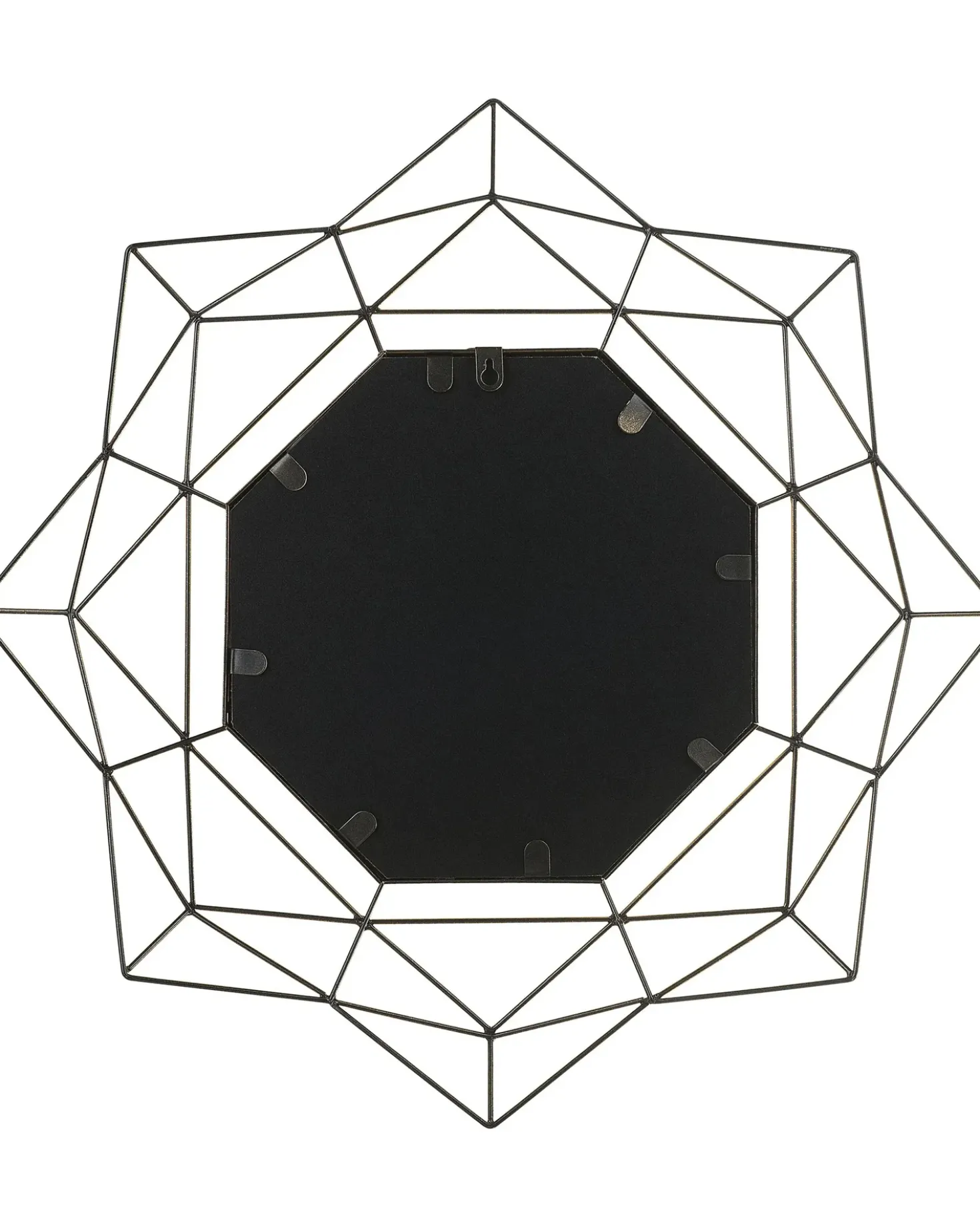 Specchio HILLION 60 cm 60 cm Metallo Oro