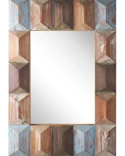 Specchio HIZOTE 63 cm 90 cm Legno di abete Marrone