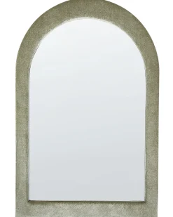 Specchio HURIEL 60 cm 90 cm Velluto Verde oliva