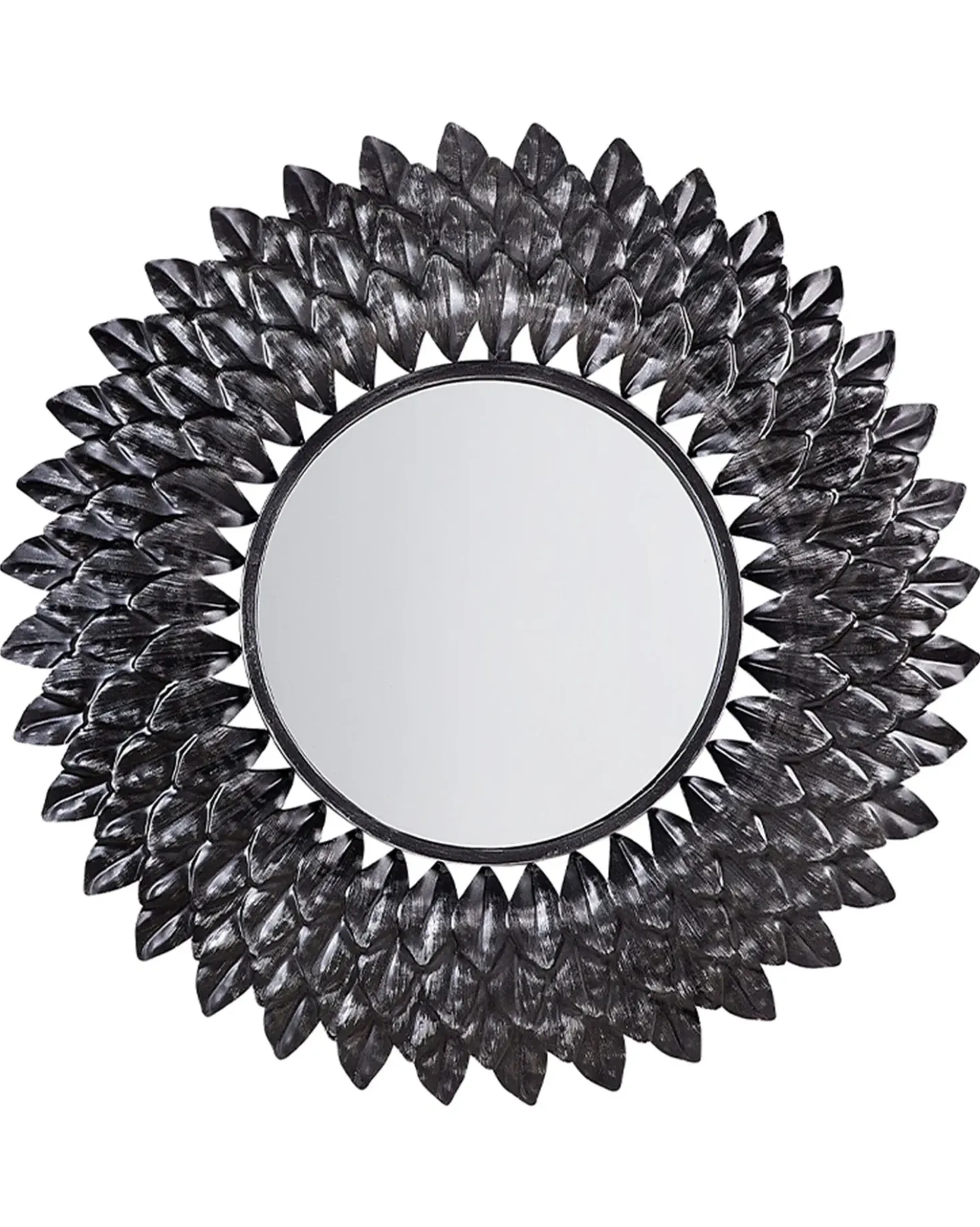 Specchio LARRAU 70 cm 70 cm Metallo Argento