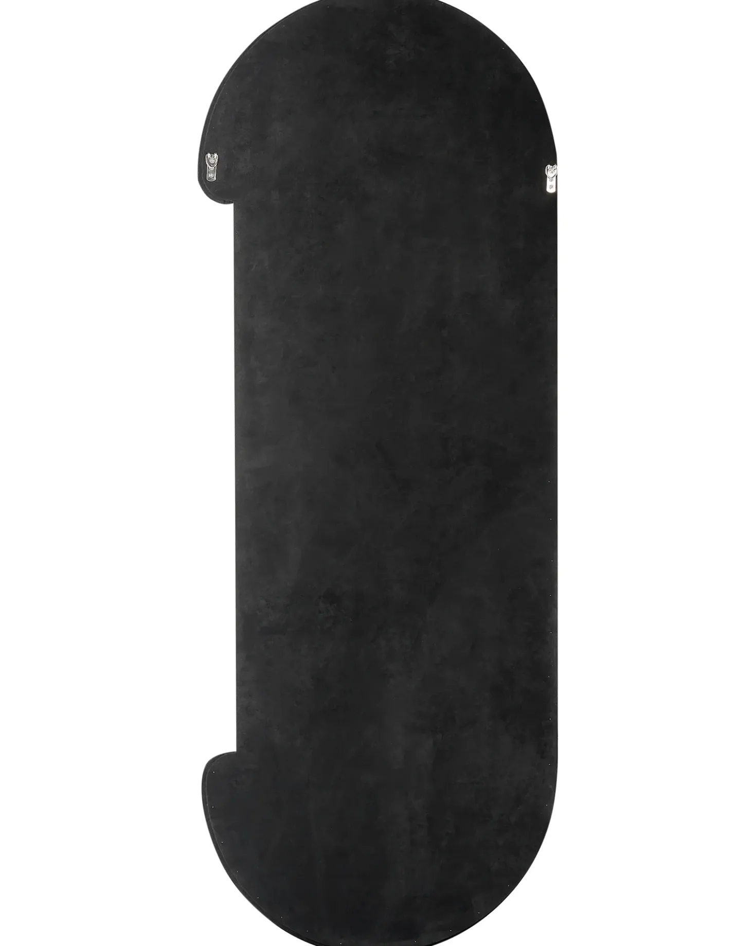 Specchio LOCHES 54 cm 158 cm Velluto Nero