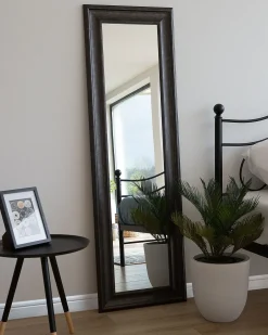 Specchio LUNEL 51 cm 141 cm Nero