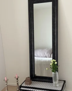 Specchio LUNEL 51 cm 141 cm Nero