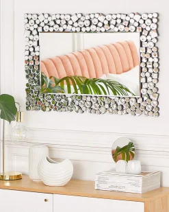Specchio MERNEL 60 cm 90 cm Argento