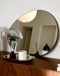 Specchio MONTRESOR 50 cm 70 cm Argento
