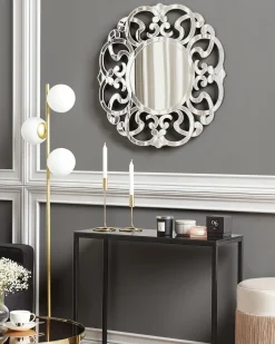 Specchio MORNAIX 70 cm 70 cm Argento