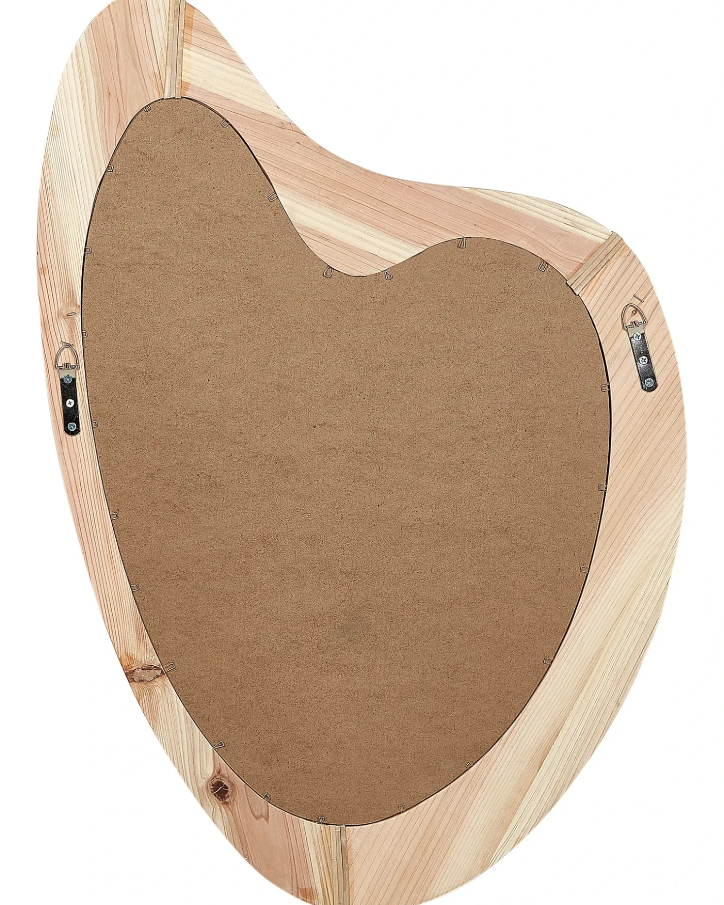 Specchio NEURE 90 cm 77 cm Legno di abete Naturale