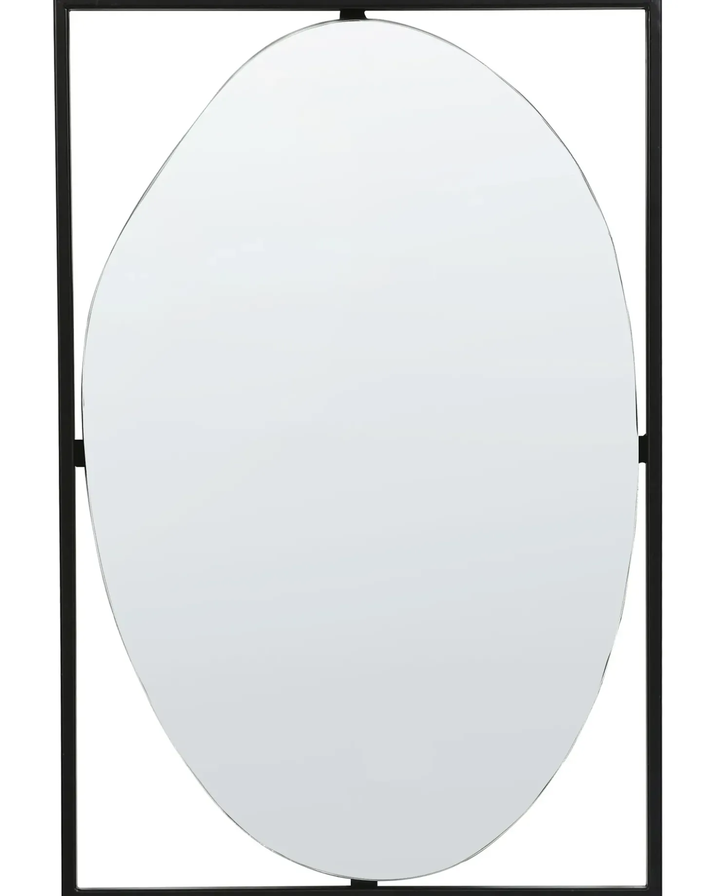 Specchio NIBELLE 40 cm 60 cm Metallo Nero