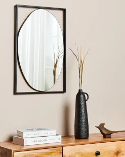 Specchio NIBELLE 40 cm 60 cm Metallo Nero