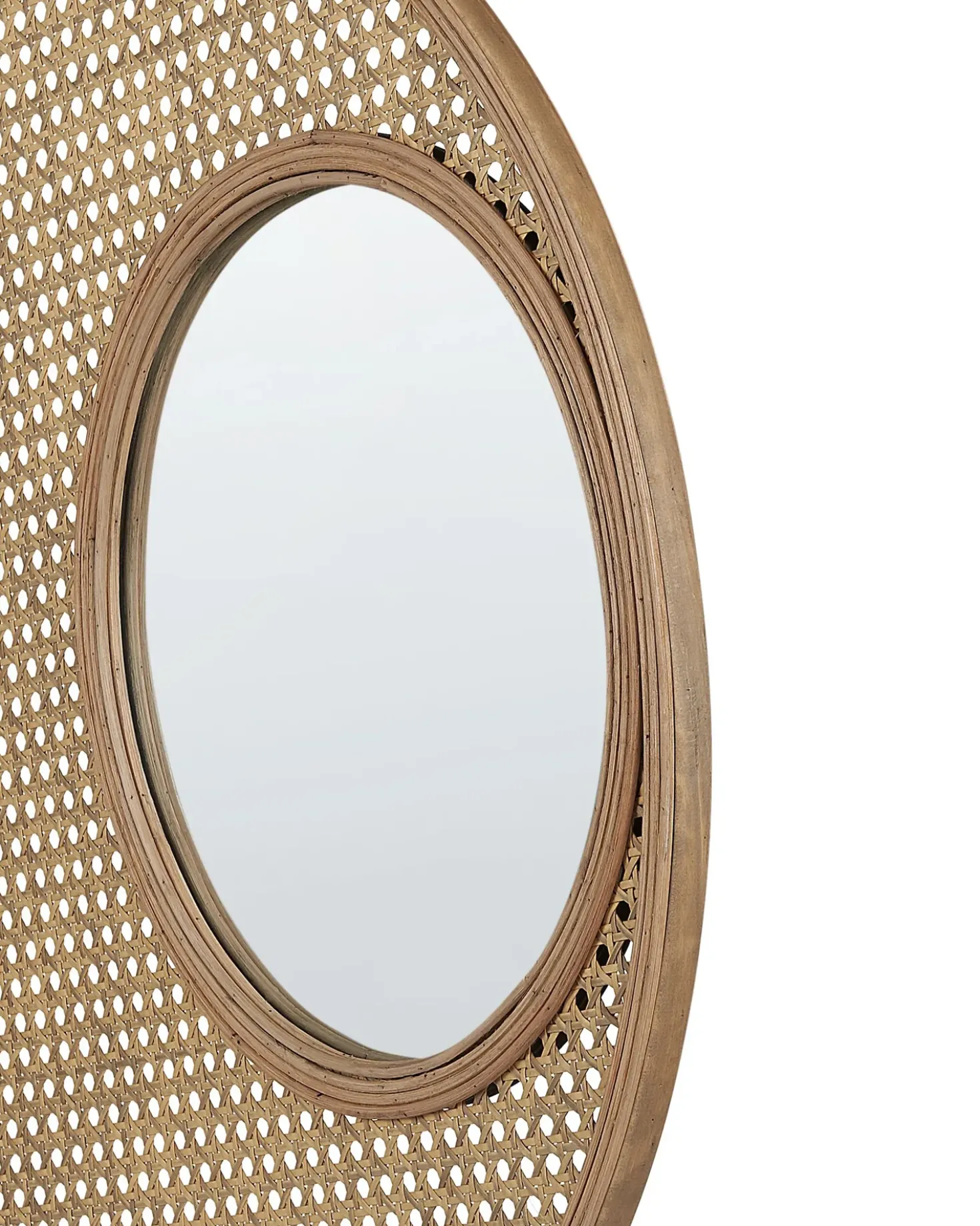 Specchio PALAU 60 cm 60 cm Rattan Naturale