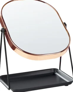 Specchio per make-up CORREZE Oro rosa