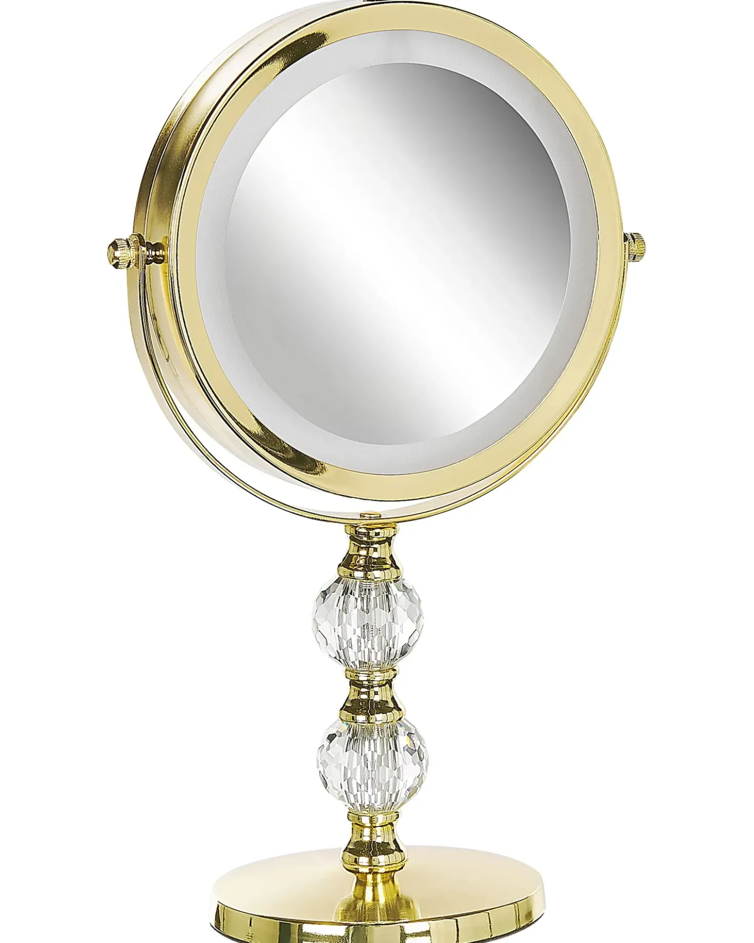 Specchio per make-up LED CLAIRA Oro