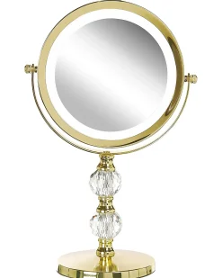Specchio per make-up LED CLAIRA Oro