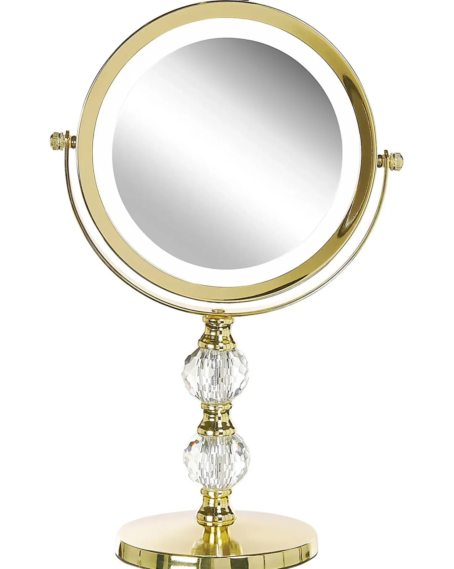 Specchio per make-up LED CLAIRA Oro
