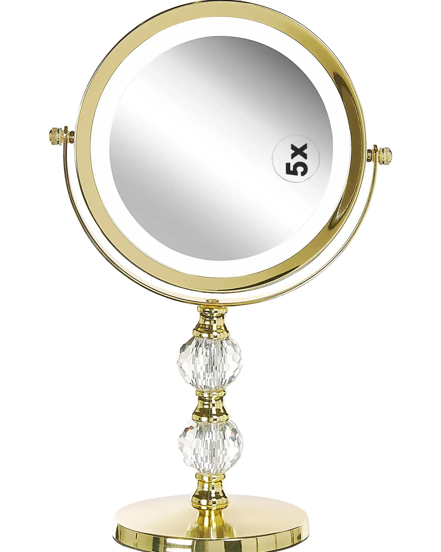 Specchio per make-up LED CLAIRA Oro