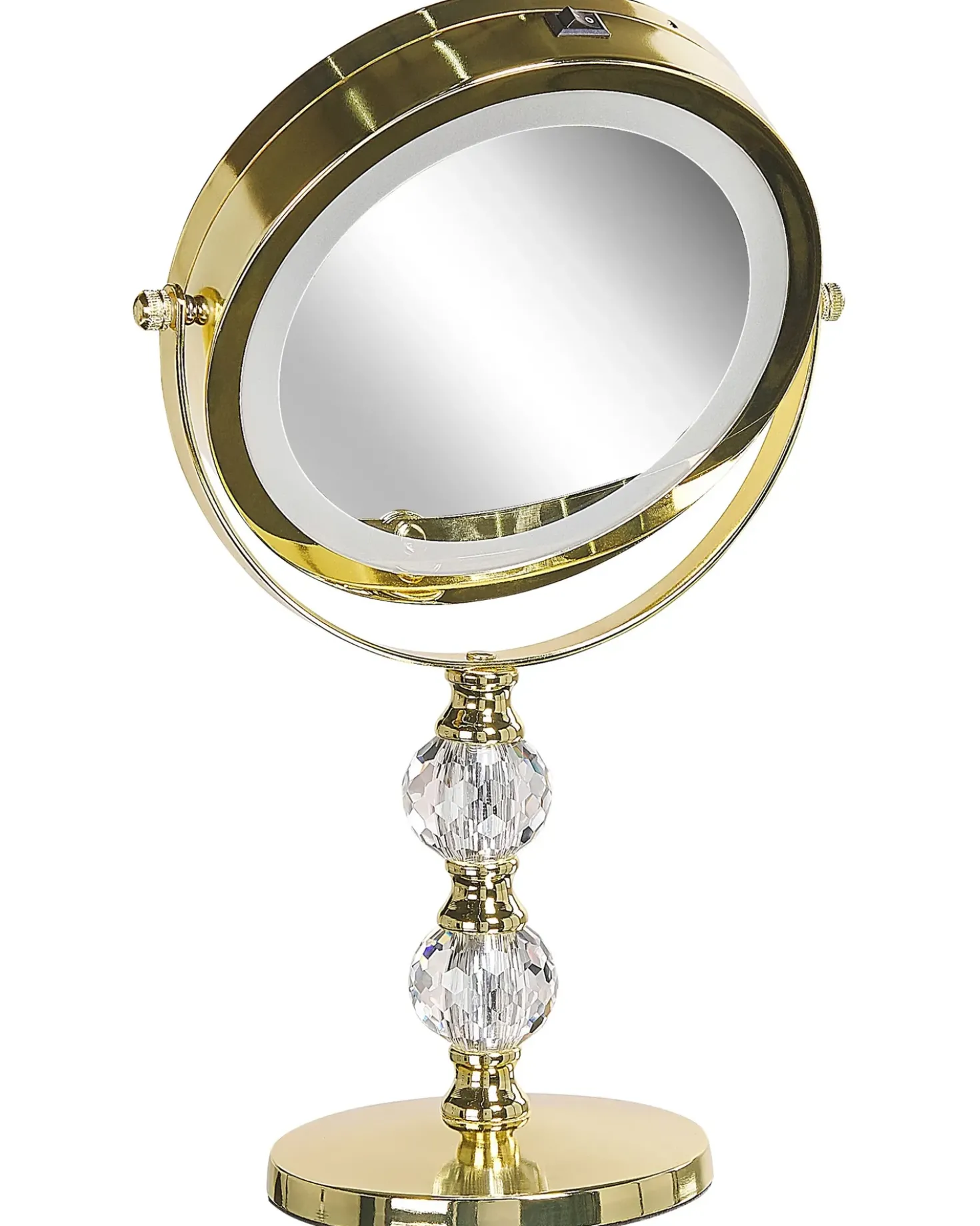 Specchio per make-up LED CLAIRA Oro
