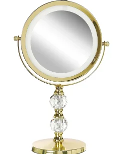 Specchio per make-up LED CLAIRA Oro