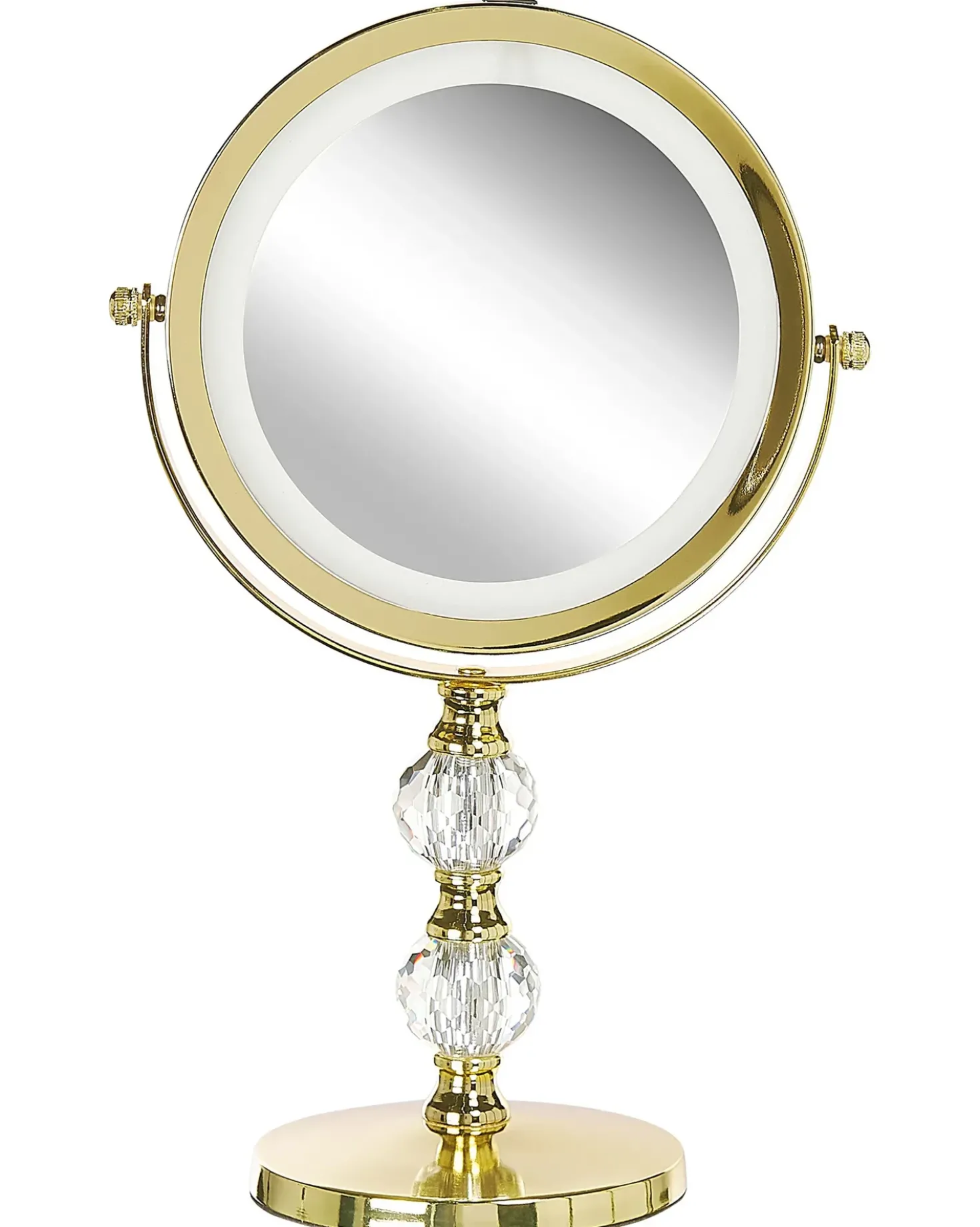 Specchio per make-up LED CLAIRA Oro