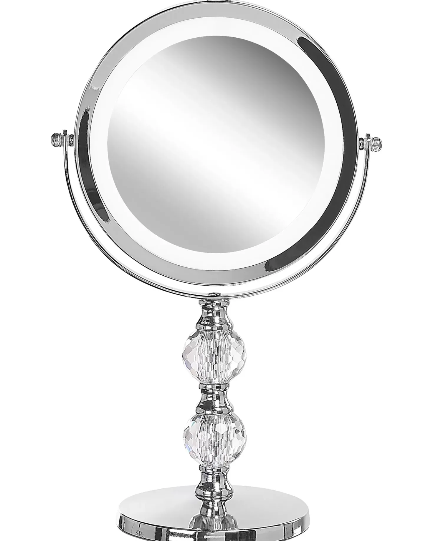 Specchio per make-up LED CLAIRA Argento