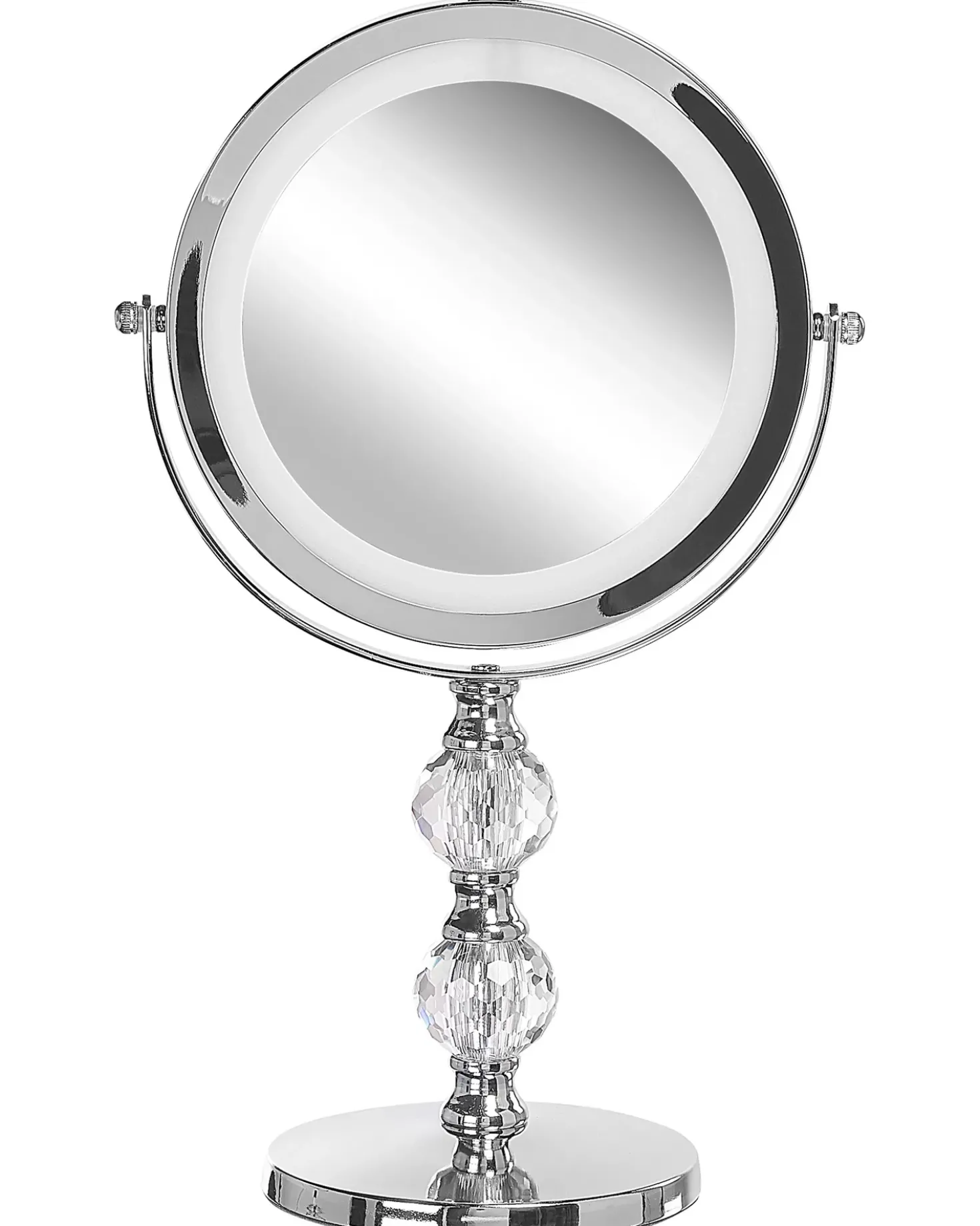 Specchio per make-up LED CLAIRA Argento