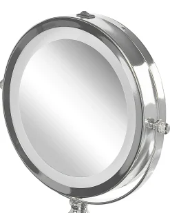 Specchio per make-up LED CLAIRA Argento