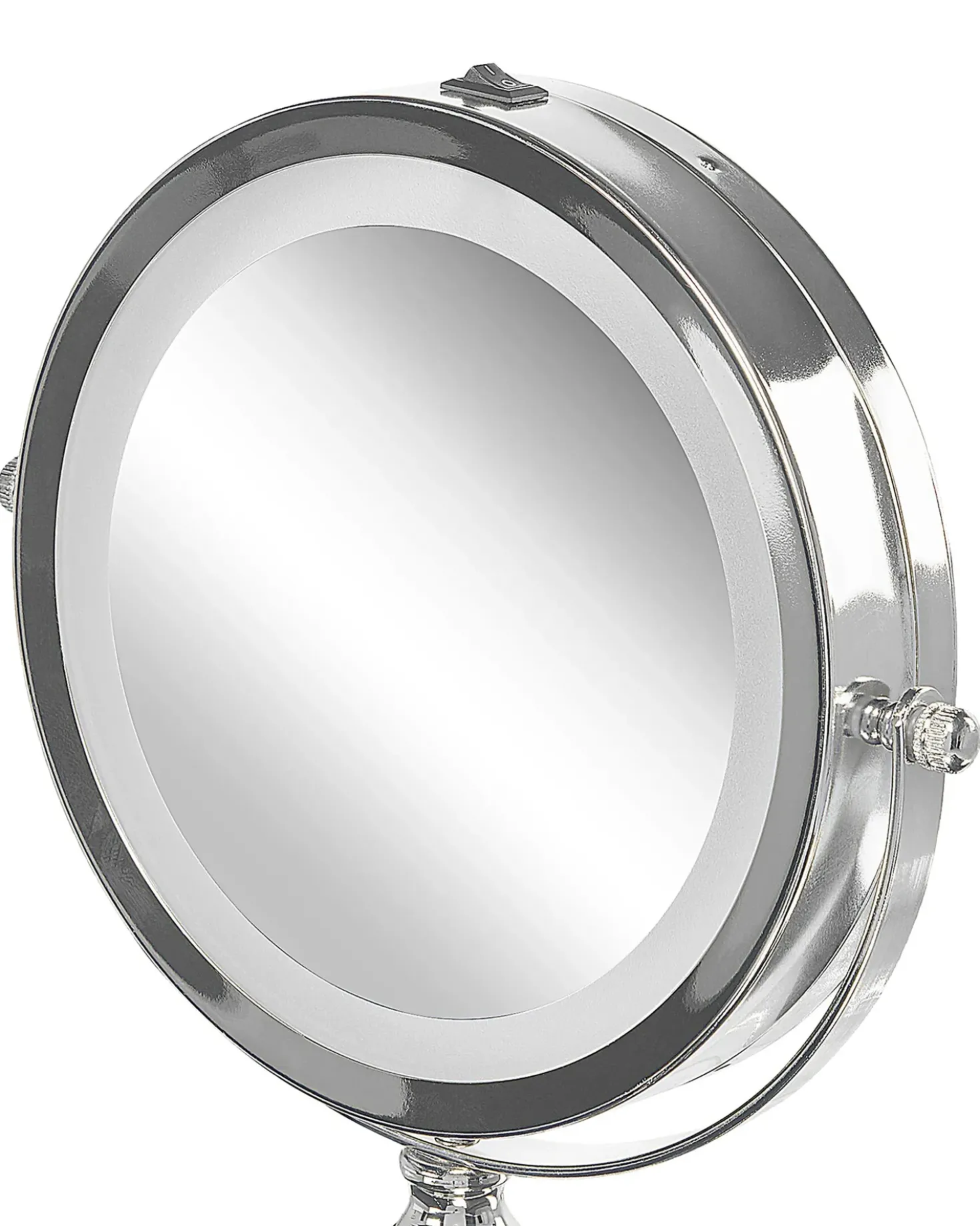 Specchio per make-up LED CLAIRA Argento