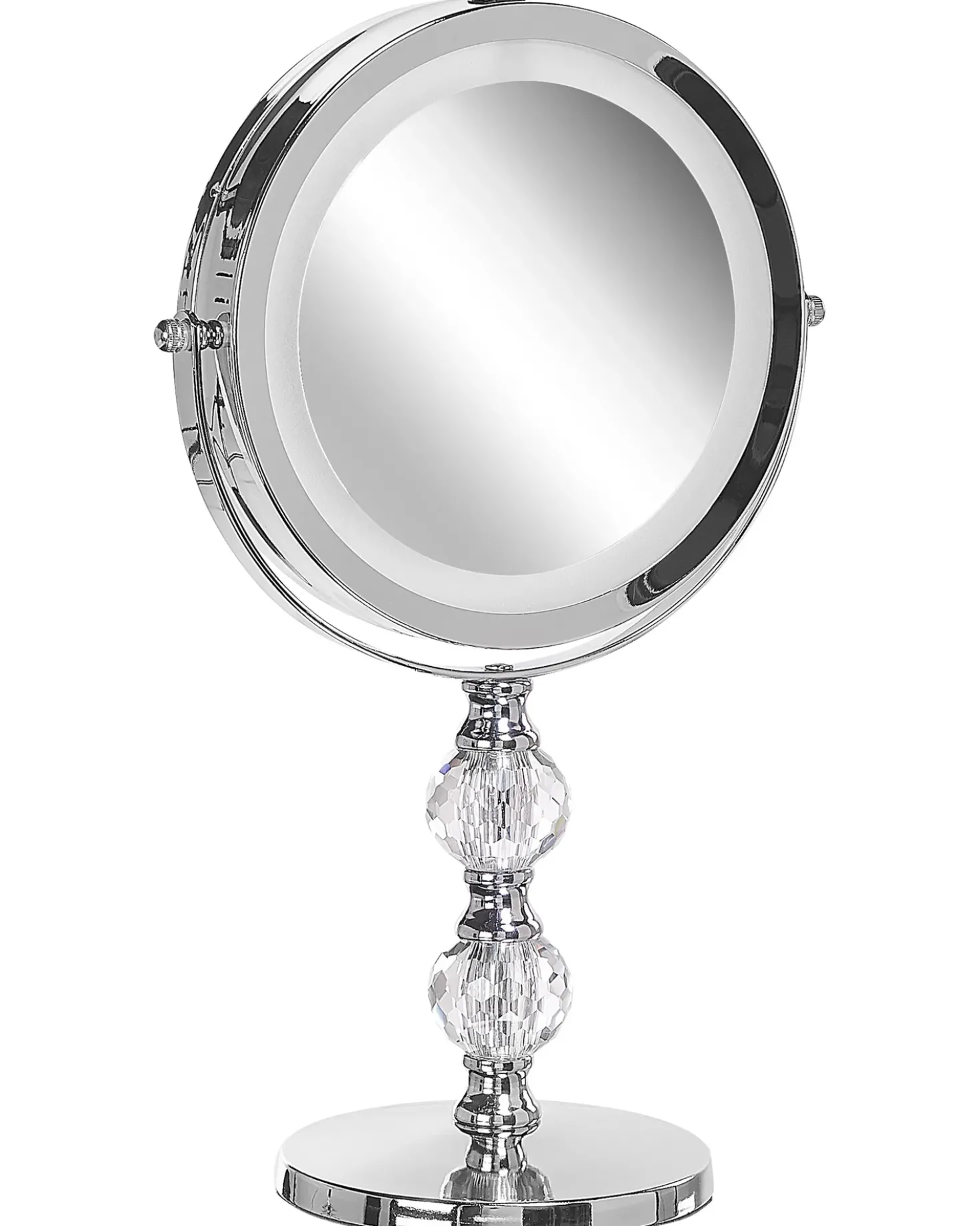 Specchio per make-up LED CLAIRA Argento