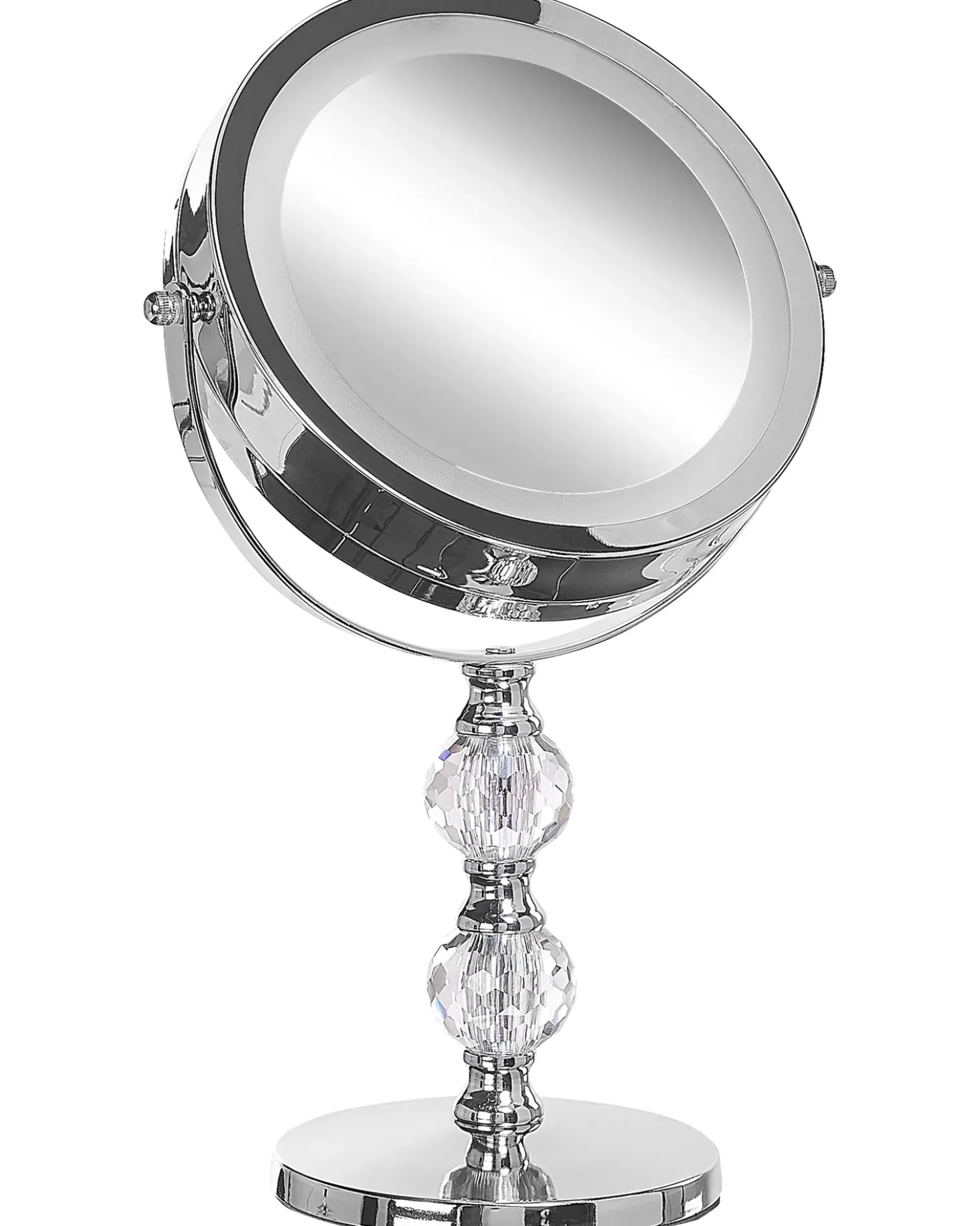 Specchio per make-up LED CLAIRA Argento