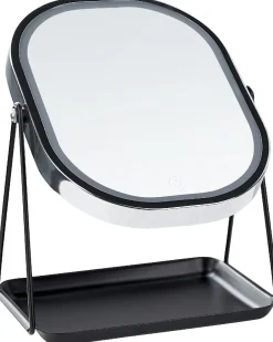 Specchio per make-up LED DORDOGNE Argento