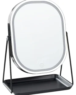 Specchio per make-up LED DORDOGNE Argento