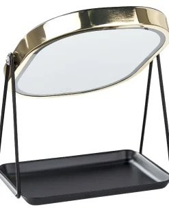 Specchio per make-up LED DORDOGNE Oro