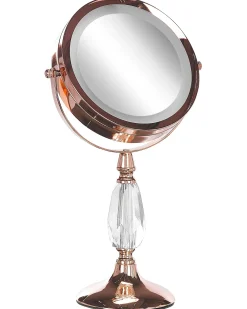 Specchio per make-up LED MAURY Oro rosa