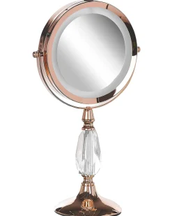 Specchio per make-up LED MAURY Oro rosa