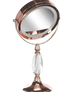 Specchio per make-up LED MAURY Oro rosa