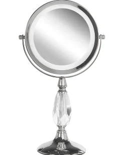Specchio per make-up LED MAURY Argento